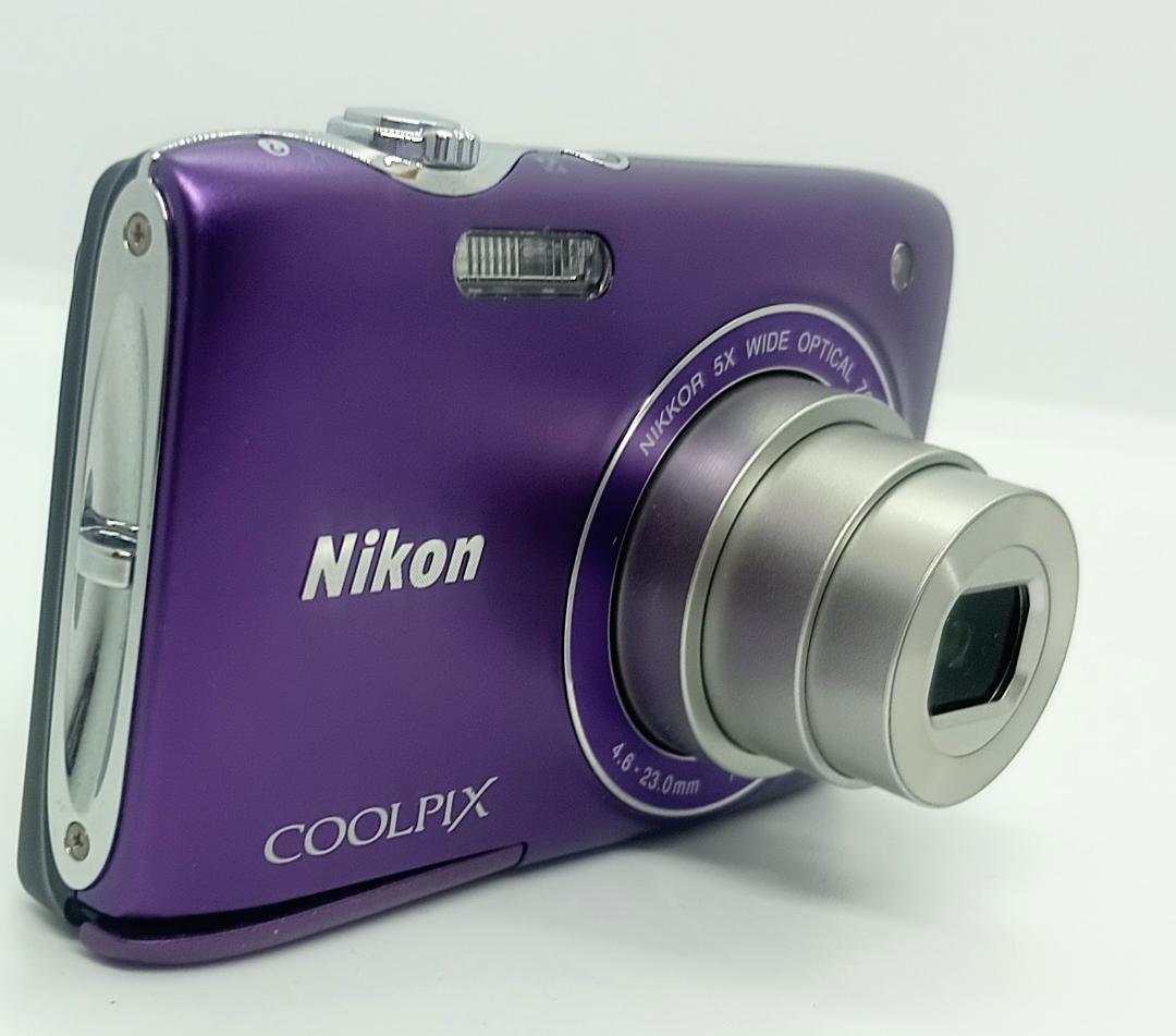 Nikon COOLPIX S3100 14.0MP Purple 充電器付き
