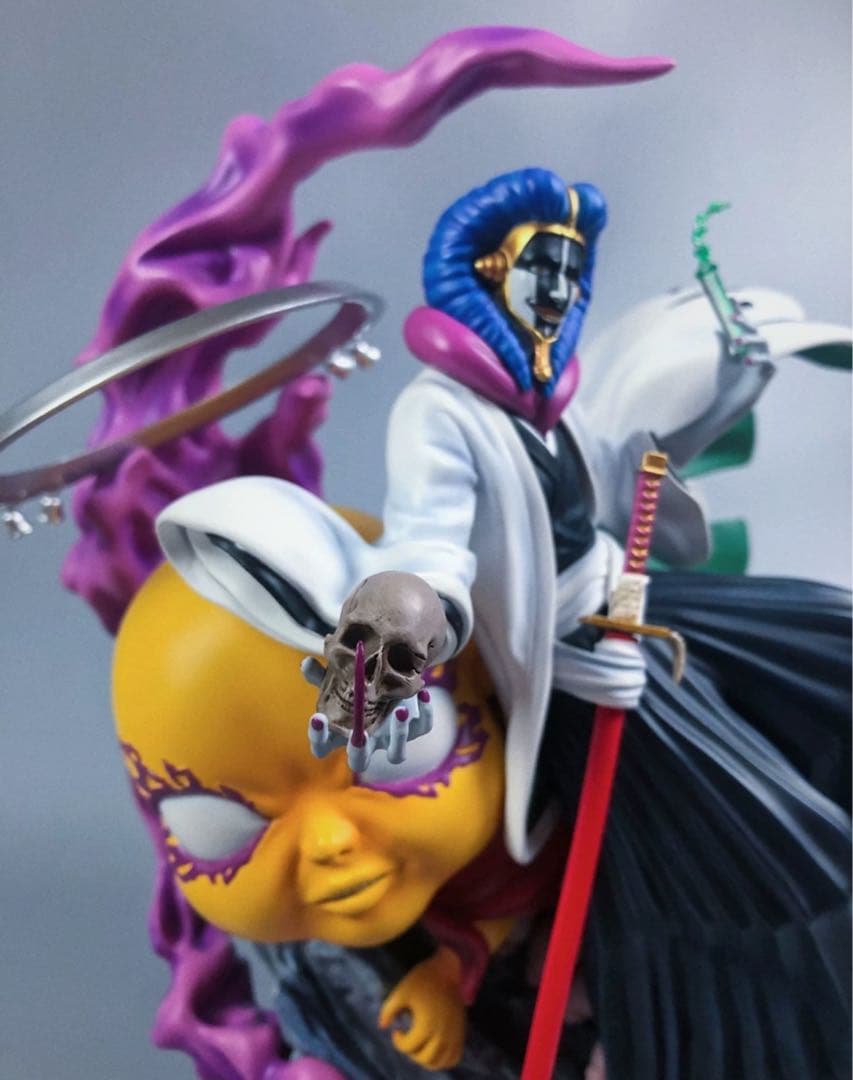 BLEACH 黒衣少年図 涅マユリ ガレージキット ガレキ スタチュー ⑩