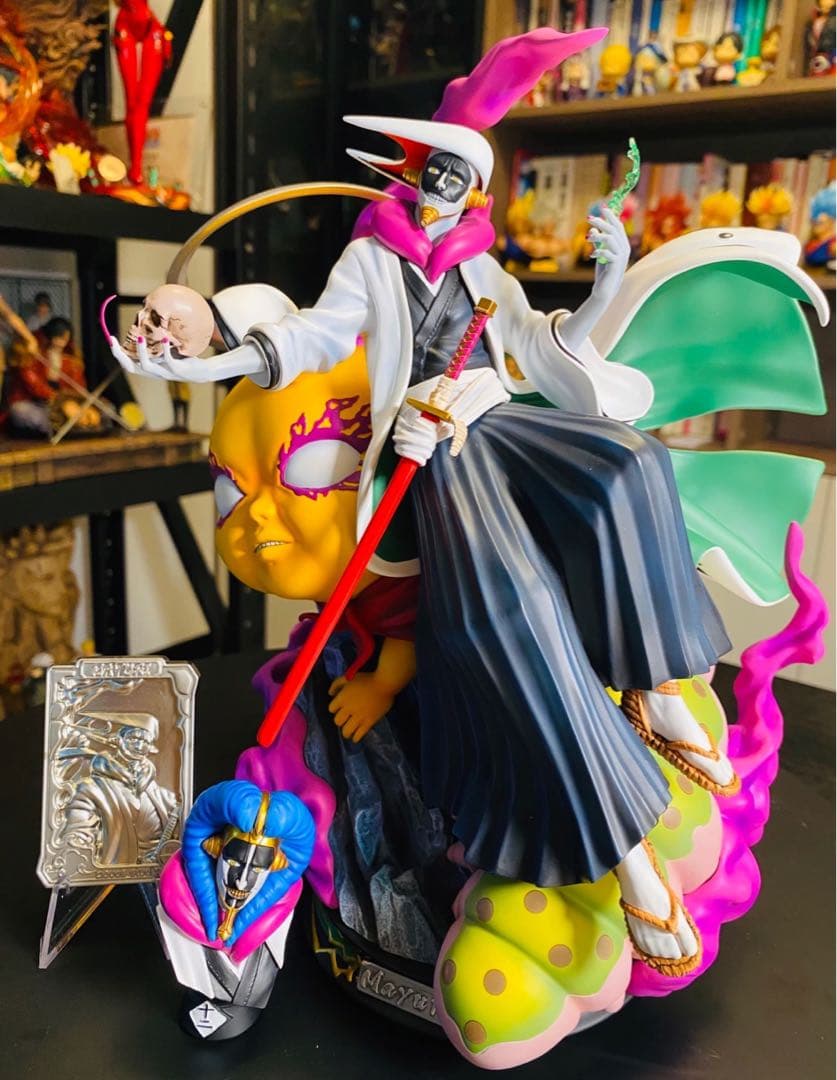 BLEACH 黒衣少年図 涅マユリ ガレージキット ガレキ スタチュー ⑩