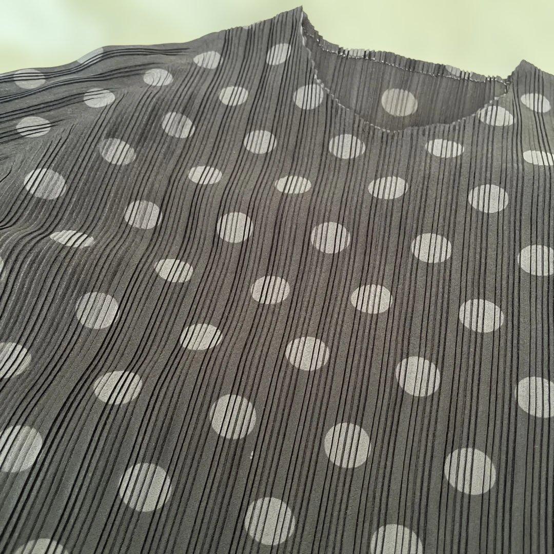 イッセイミヤケ プリーツプリーズ トップス 七分袖 - メルカリ