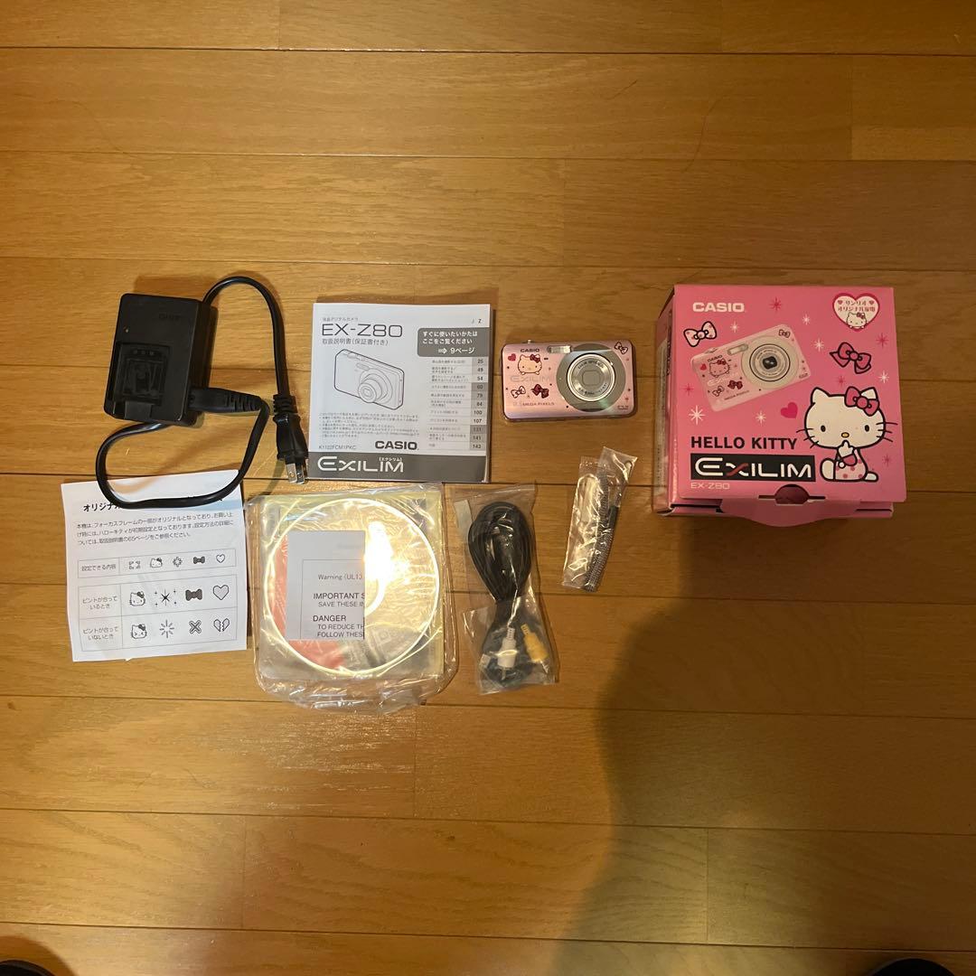 キティ　カシオ　EXILIM デジカメ CASIO EXILIM EX-Z80 ピンク ハローキティ デジカメ - メルカリ