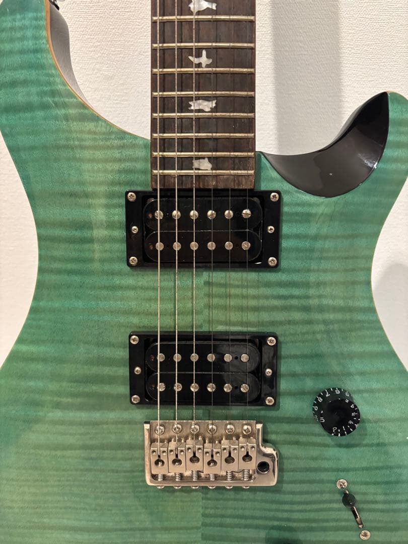 美品】PRS SE custom24 エメラルドグリーン系 - メルカリ