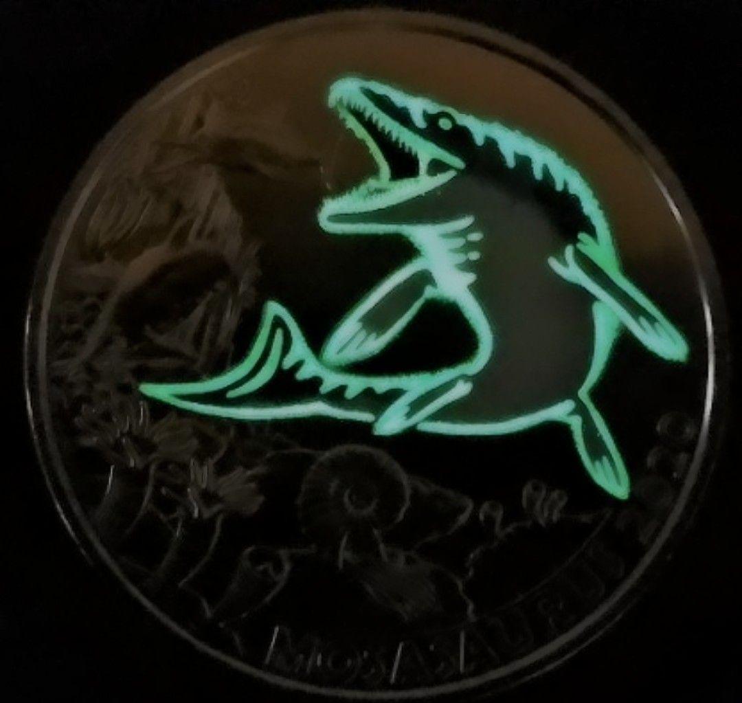 モササウルス ホフマニー 3ユーロ 2020年恐竜【ジュラシックワールド】