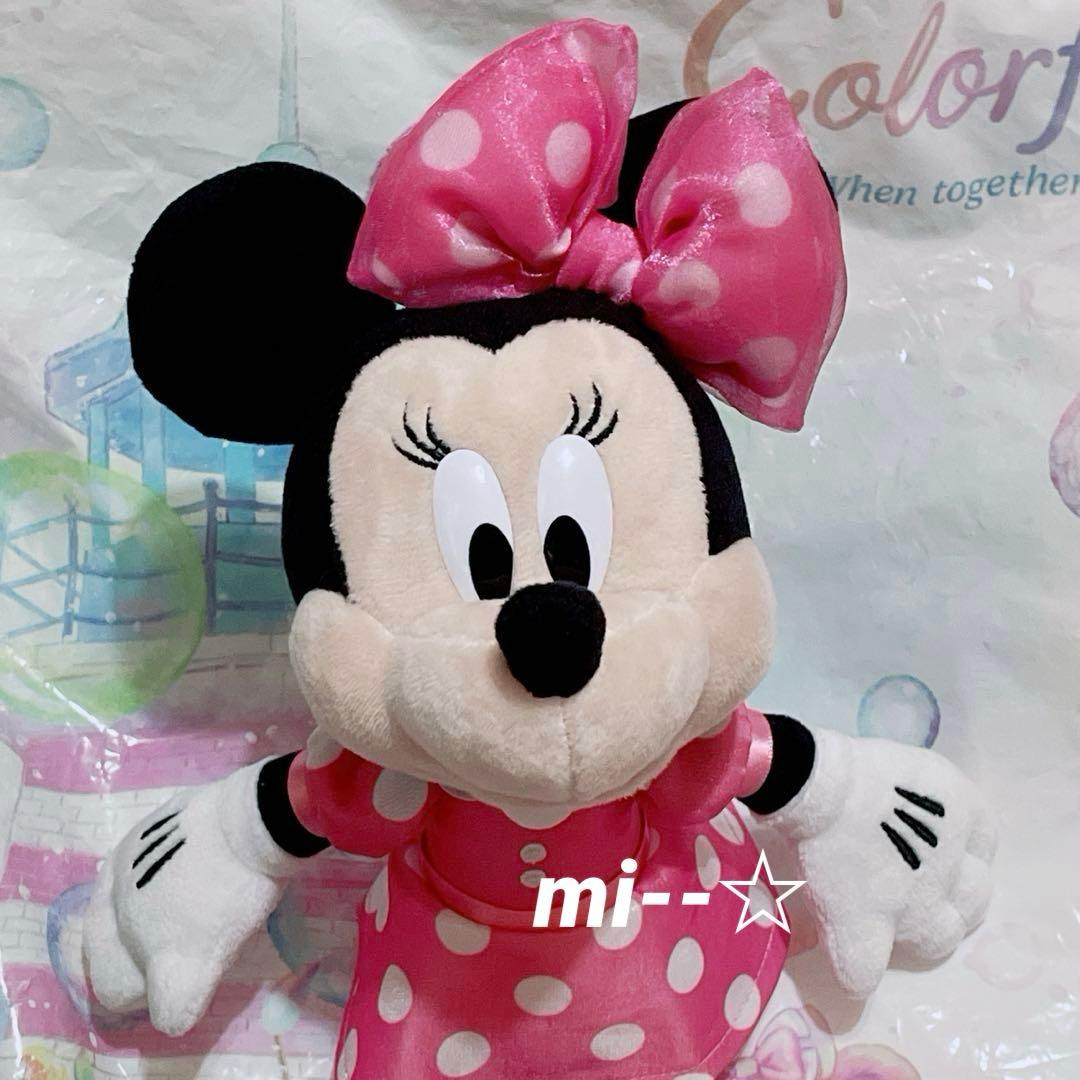 ディズニー ミニー ぬいぐるみチャーム ピンク ミニーの日