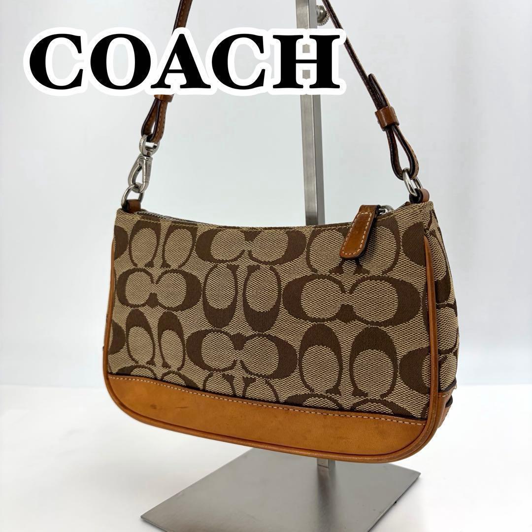 COACH アクセサリポーチ ワンショルダー シグネチャー 903 - メルカリ