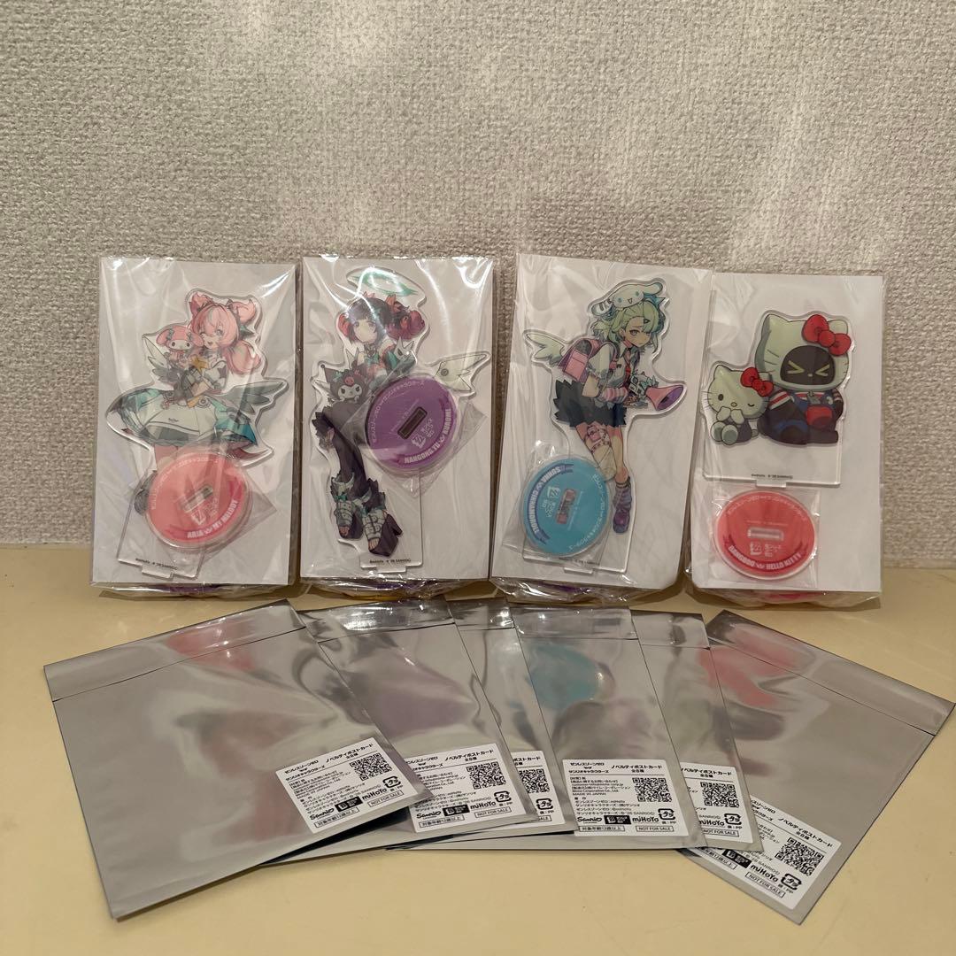 ゼンレスゾーンゼロ×サンリオ【GiGO限定】アクリルスタンド 4種セット