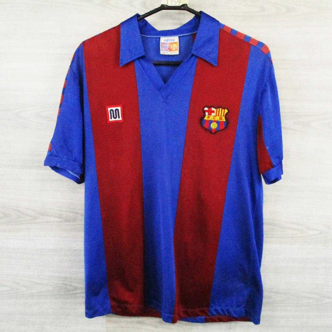 当時物 80s バルセロナ(H) MEYBA M1954ｍ FCバルセロナ（H）MEYBA復刻版82/84 マラドーナ＃10