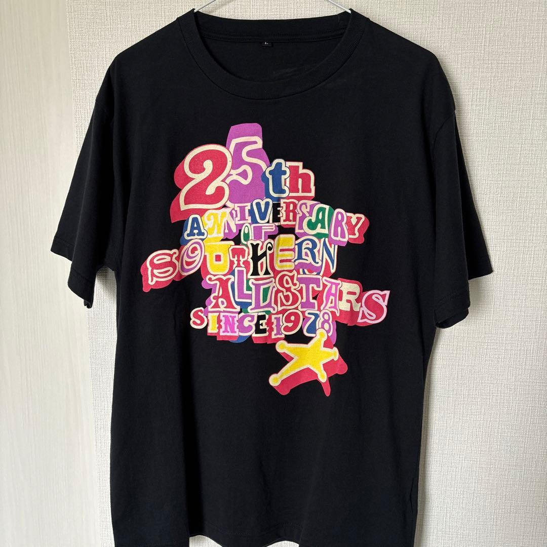美品 サザンオールスターズ 25周年 アニバーサリー 半袖 Tシャツ L