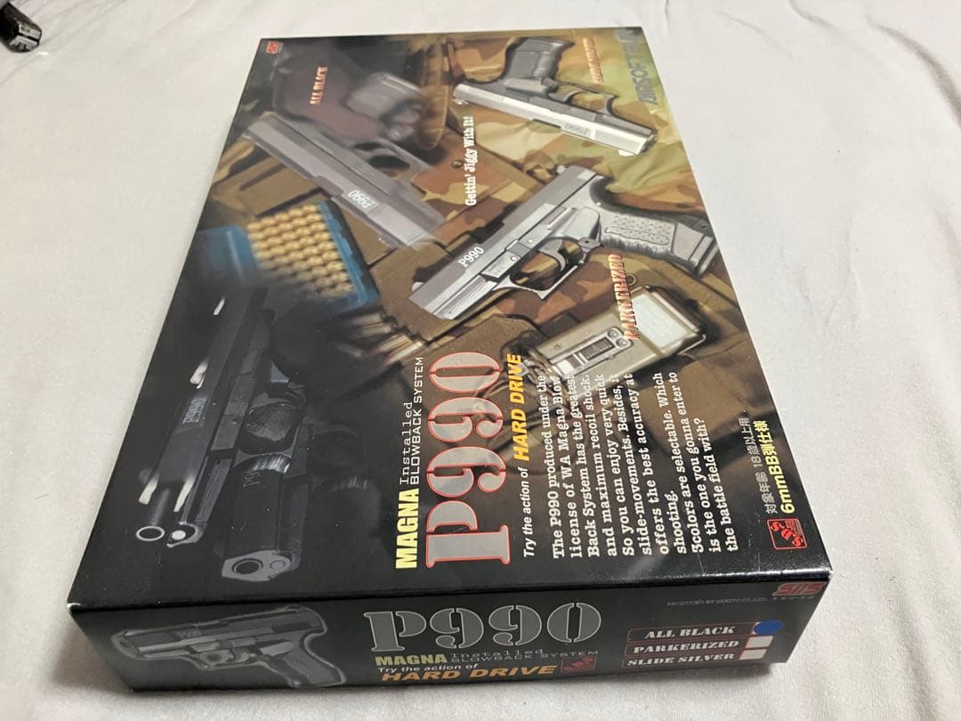 SⅡS エスツーエスP990ガスガン(ブラック)