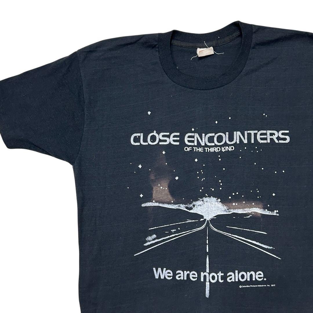ビンテージ　70s 未知との遭遇　SF スピルバーグ　ムービー　映画　Tシャツ