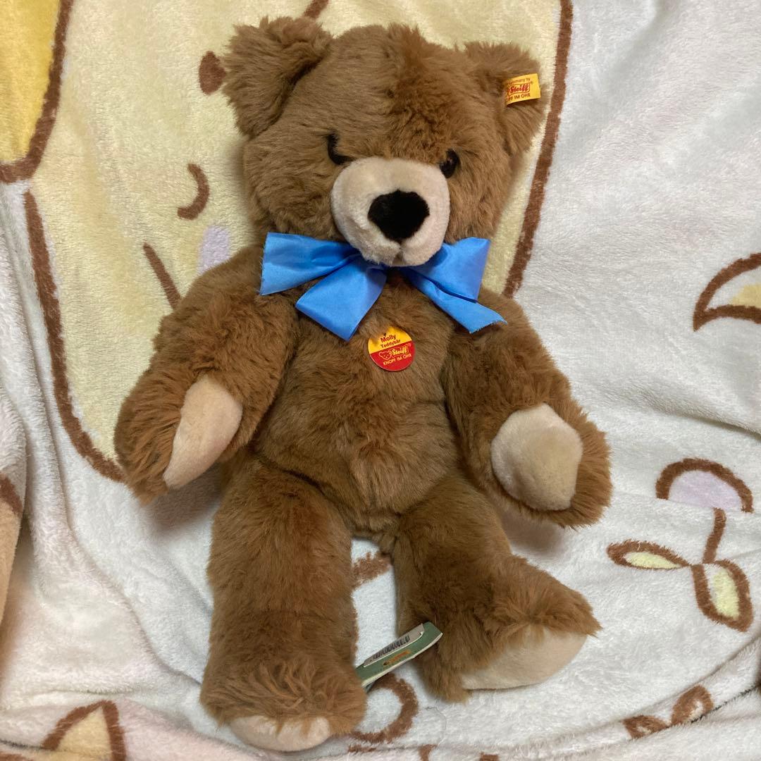 シュタイフ　Molly 019982 テディベア　ぬいぐるみ　紙タグ付　中古品