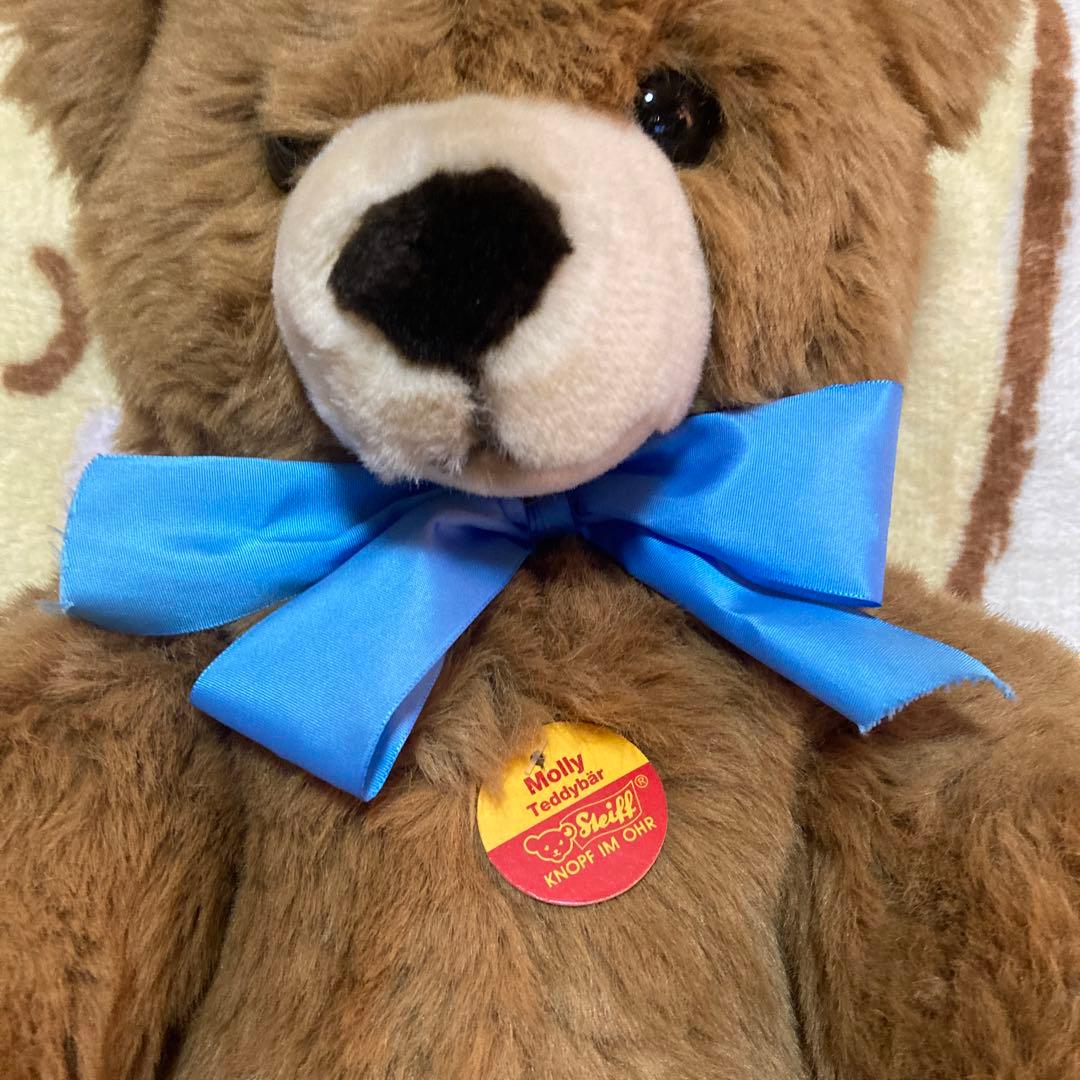 シュタイフ　Molly 019982 テディベア　ぬいぐるみ　紙タグ付　中古品