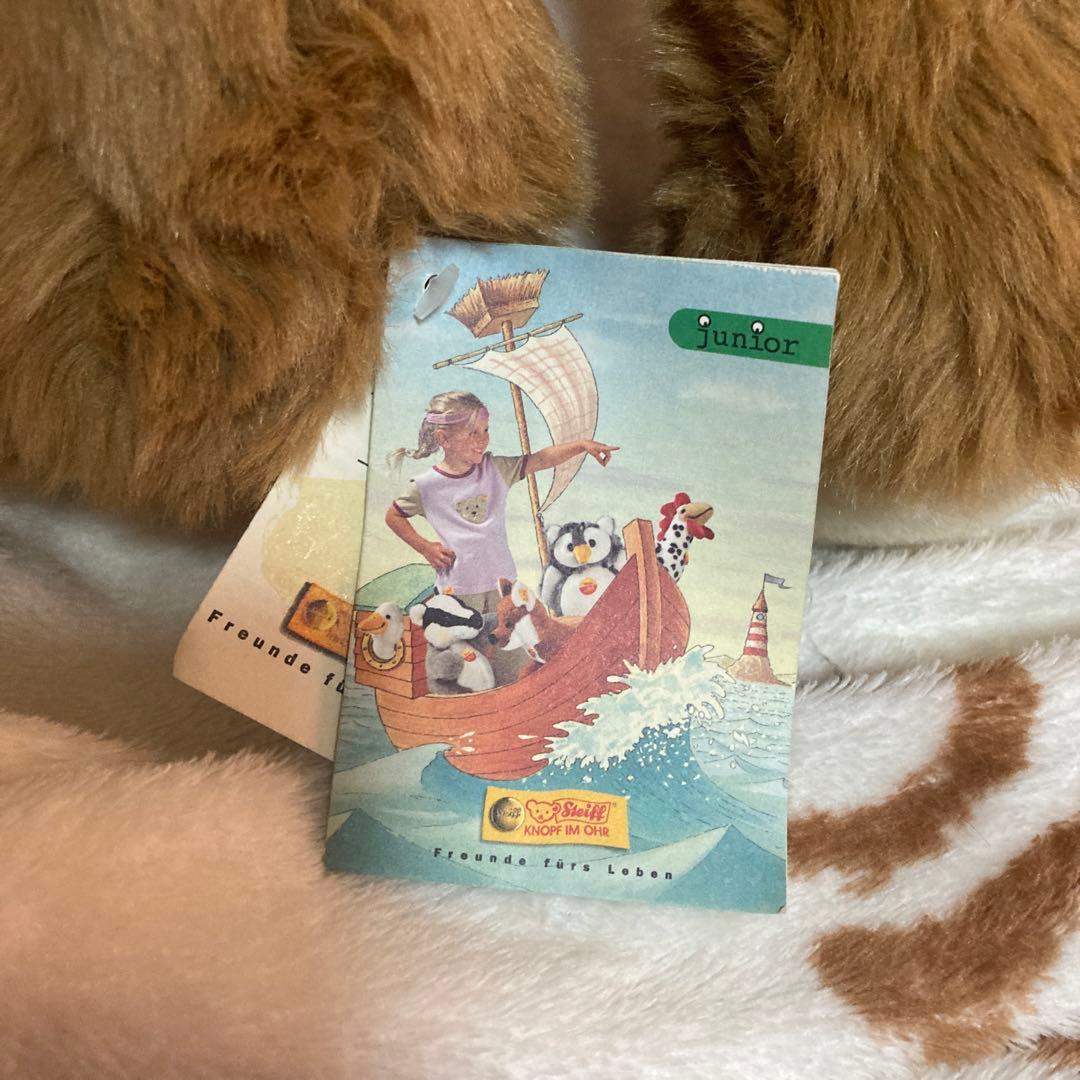 シュタイフ　Molly 019982 テディベア　ぬいぐるみ　紙タグ付　中古品