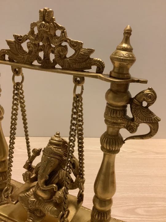 《 新品　送料無料 》 ガネーシャ　ヒンドゥー　チベット密教　3kg超　鍍金