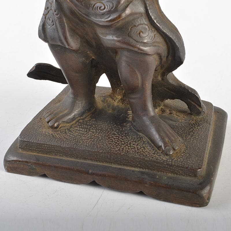 仏教美術 古銅 仁王像 金剛力士像 置物 H R7416 - メルカリ