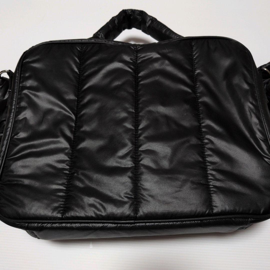 美品】 calin マザーズバッグ ブラック 黒 キルティングマザーズポーチ