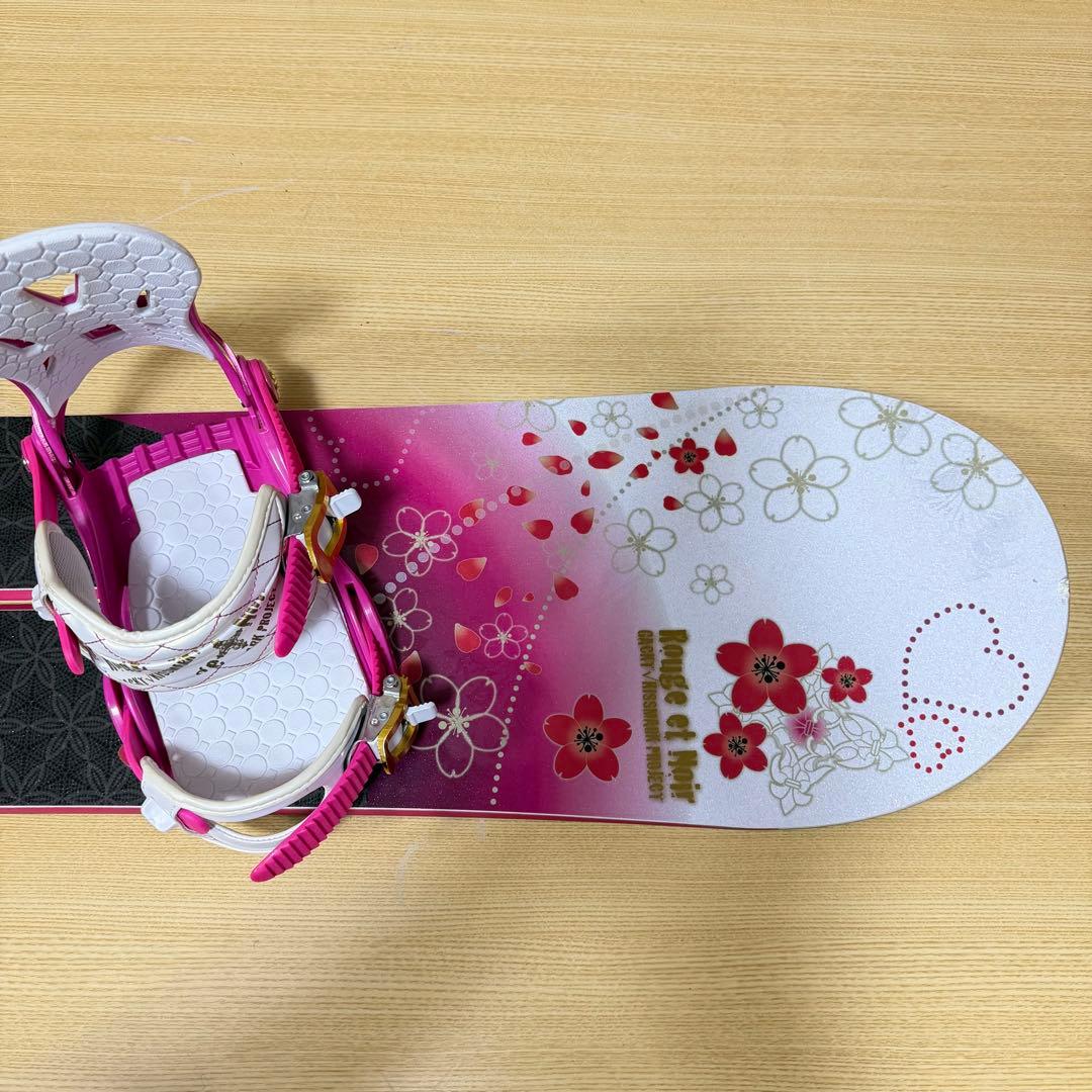 美品 kiss mark レディース スノーボード3点 143cm かわいい - メルカリ