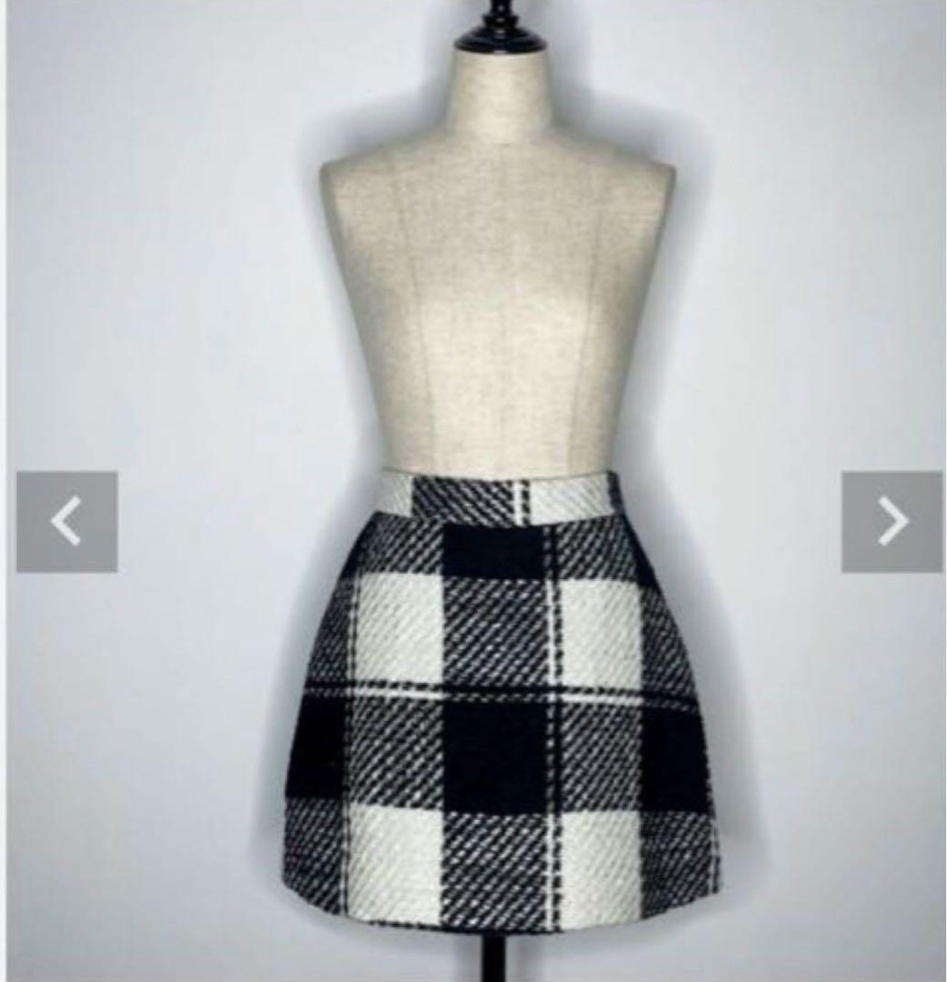 sheller シェリエ ブロックチェックキュロット - メルカリ
