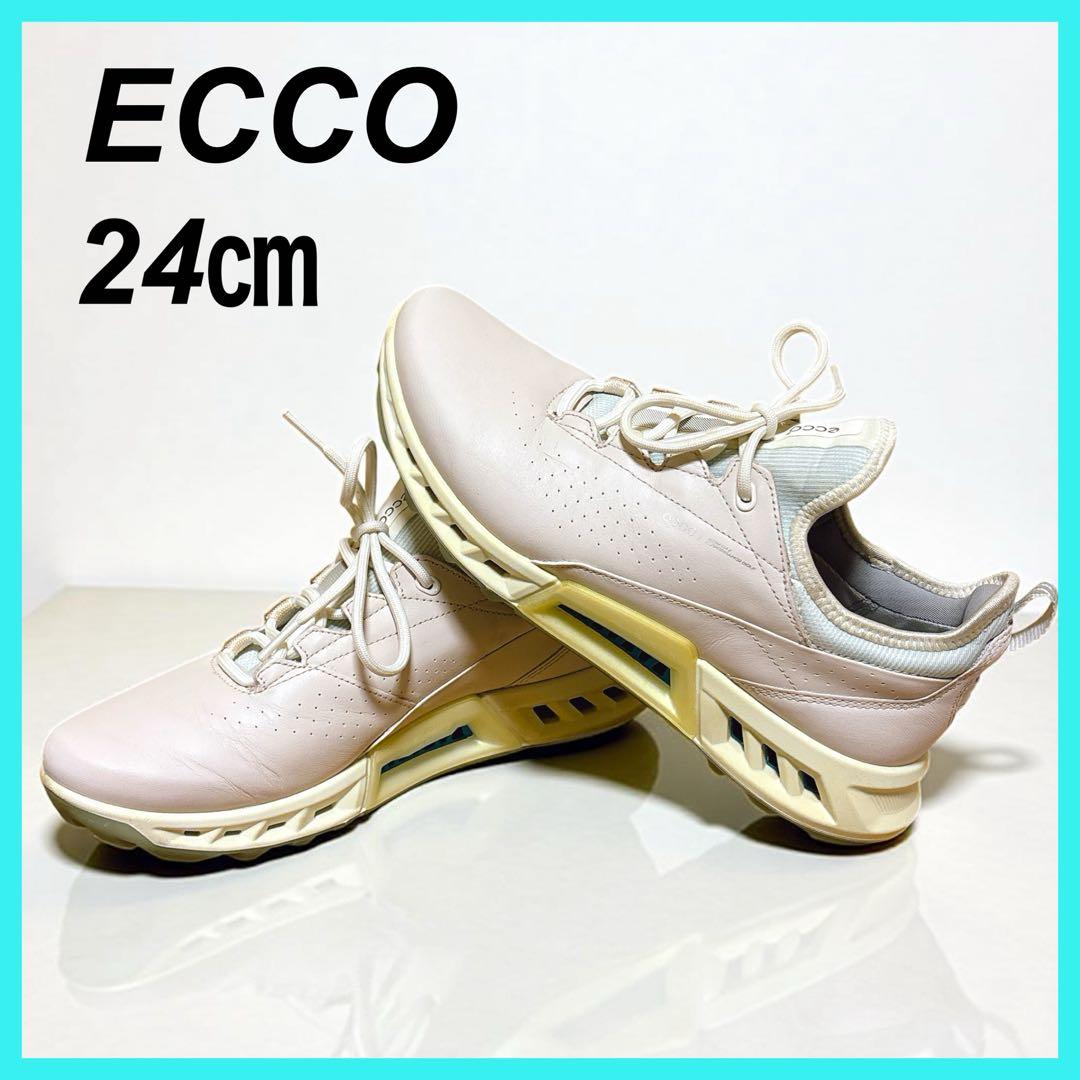 ECCO エコー BIOM C4 ゴルフシューズ 24㎝ ホワイト ECCO Golf BIOM C4 メンズ レザーGore-Texゴルフシューズ | ホワイト