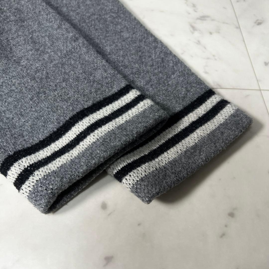 《希少ヴィンテージ》courreges クレージュ ニットダッフルコート 総柄