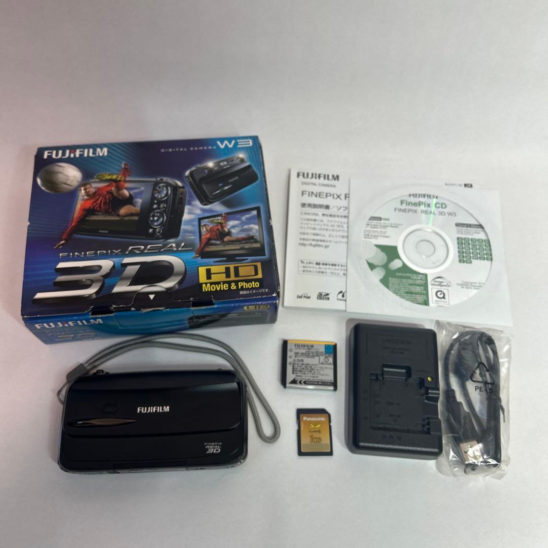 FUJIFILM FINEPIX REAL3D W3 ほぼ未使用 Amazon | FUJIFILM 3Dデジタルカメラ FinePix REAL 3D W3 FX-3D W3