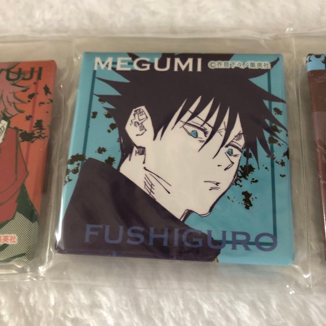 呪術廻戦 グッズまとめ売り ジャンプショップ スクエア缶バッジ 原作絵 など