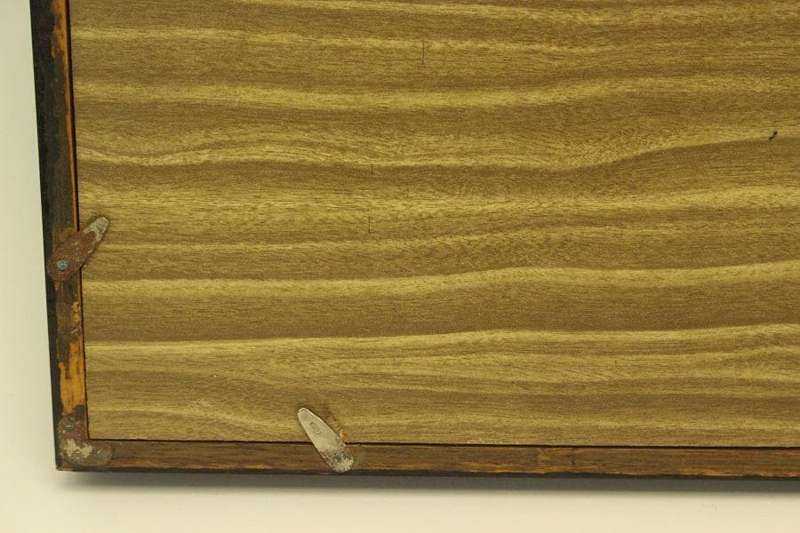 金工 春山作 刻 双鳩枝葉 額(A690)