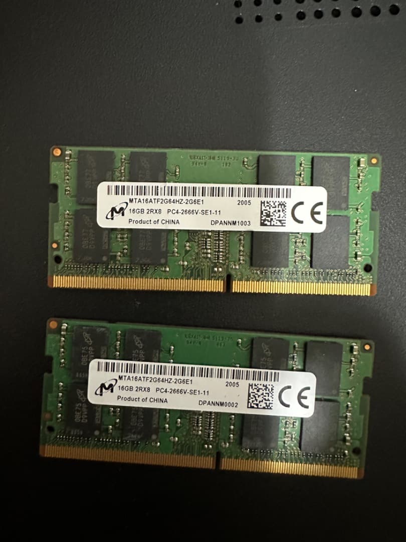 32GB DDR4 2666MHz メモリーセット デスクトップPC用メモリ DDR4-2666 PC4-21300 32GB(16GBx2枚) DIMM