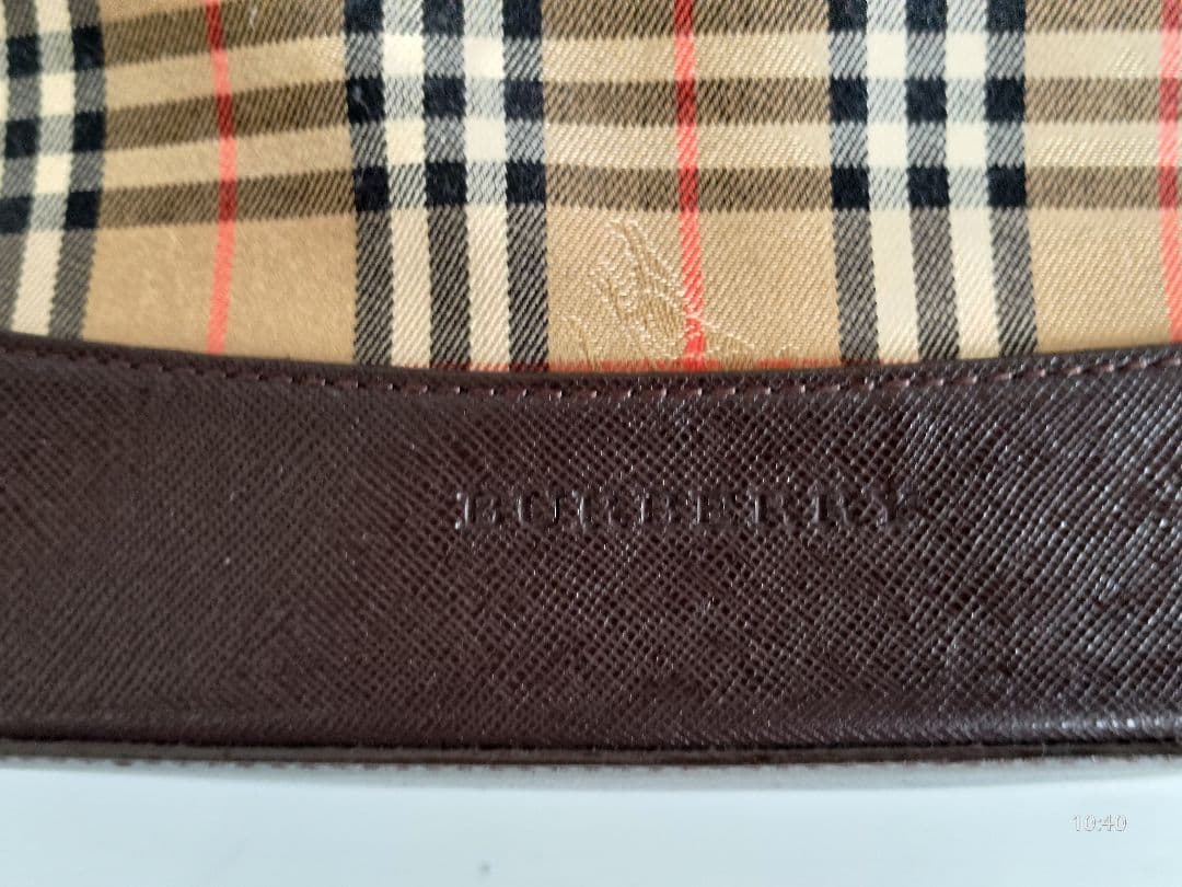 《超美品》バーバリー　リュック　BURBERRY　シャドウホース　ノバチェック