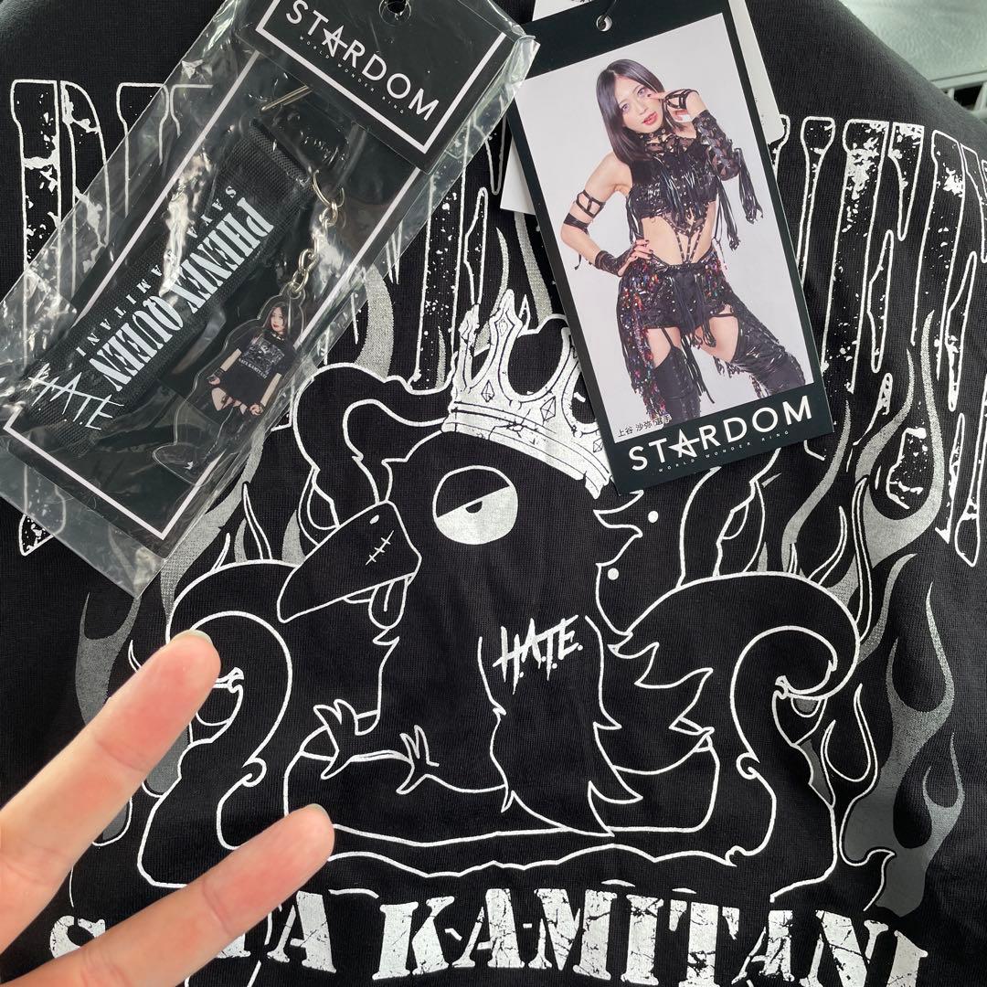 LL スターダム 上谷沙弥 Tシャツ ストラップ付、他 L - メルカリ