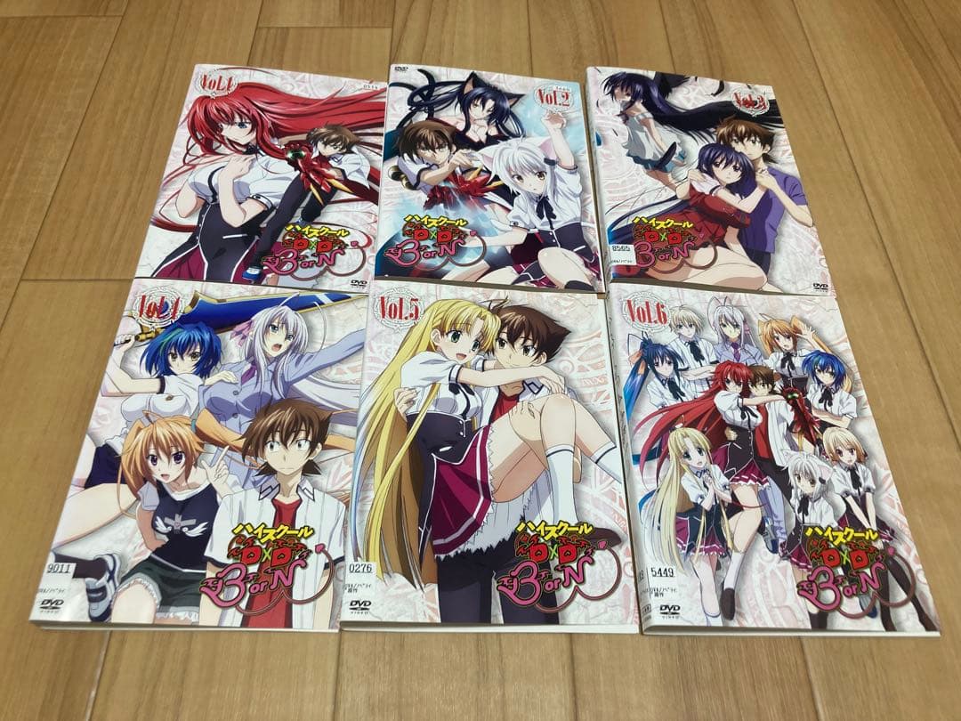 DVD ハイスクール D×D NEW / BorN / HERO 全24巻