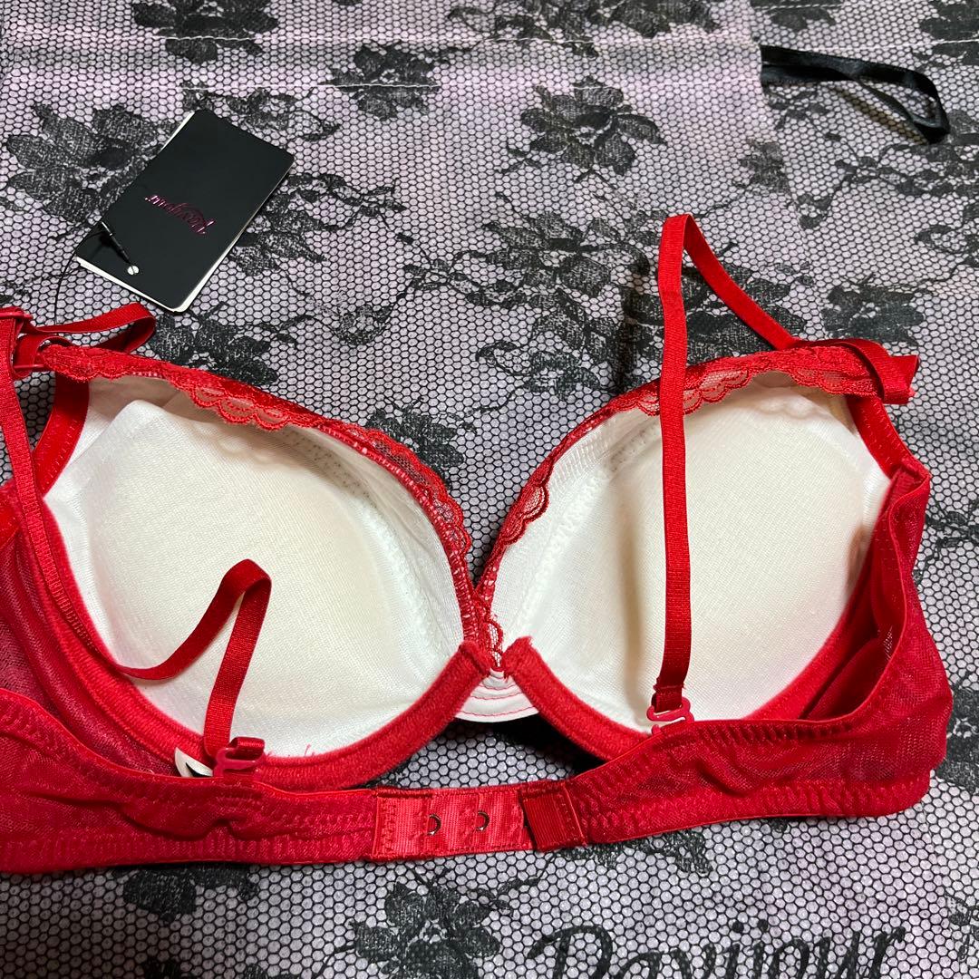 ☆Ravijour☆廃盤ラメ入☆RED☆D65-70 3連Tバック☆セット - メルカリ