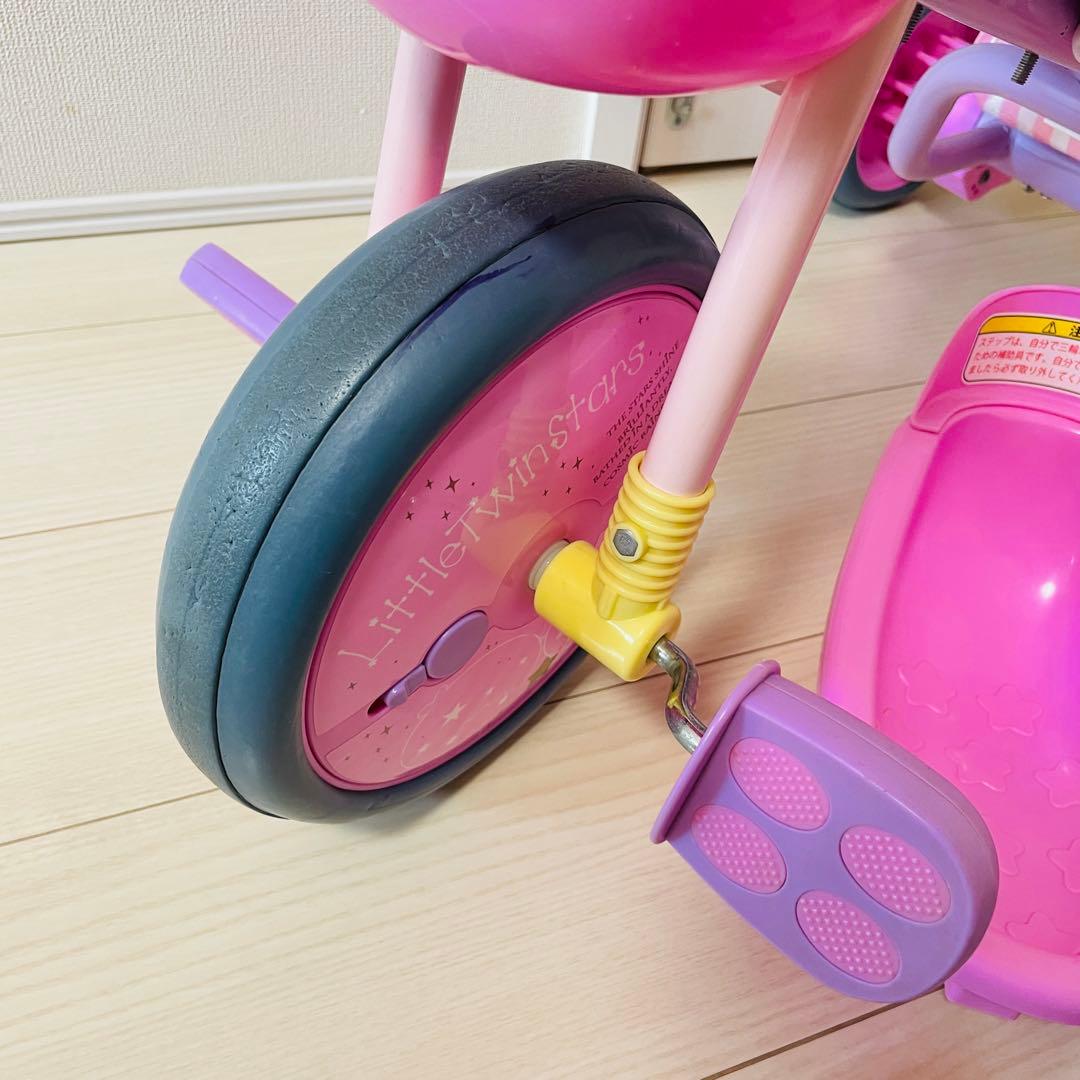 リトルツインスターズ 三輪車 ピンク キキララ
