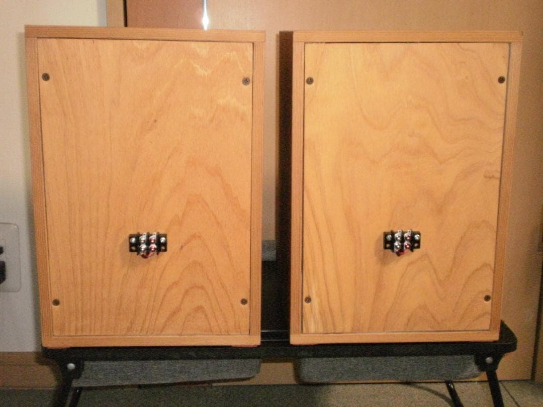 isophon P1826楕円ユニット使用 自作木製ブックシェルフスピーカー