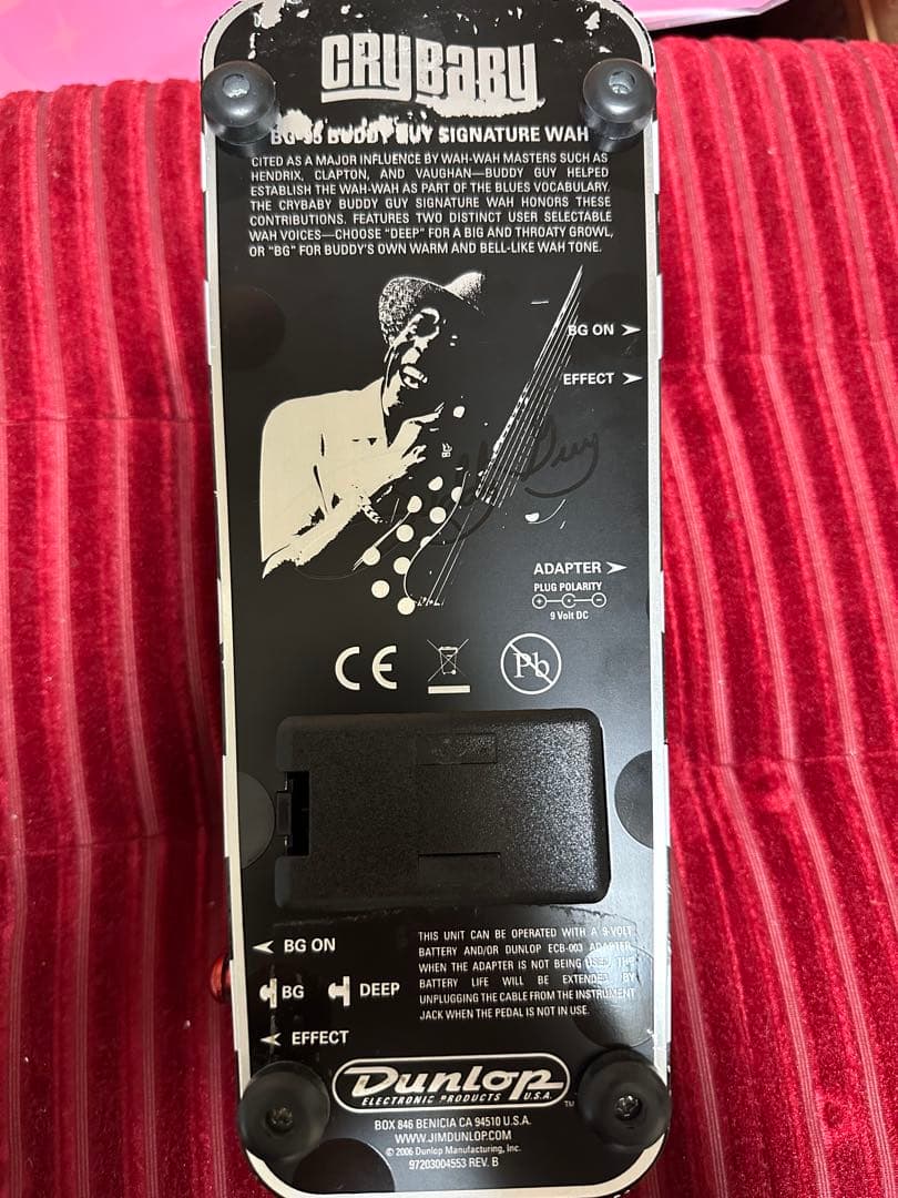 【CryBaby】BG-95 Buddy Guy wah 【クライベイビー】