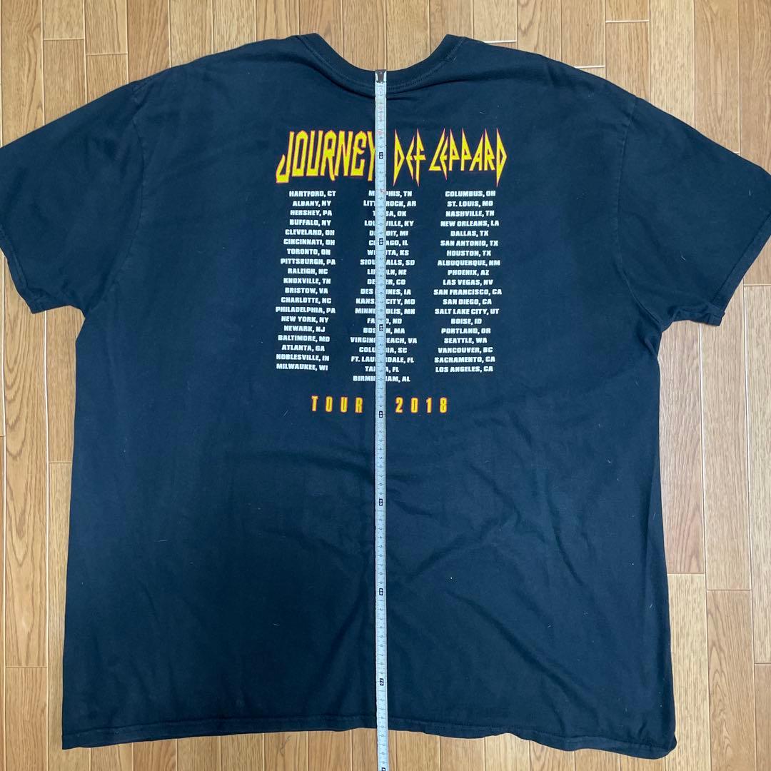 フェイド感⭐️⭐️Journey Def Leppard 2018 ツアーTシャツ