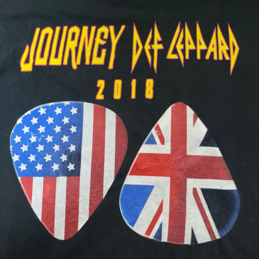 フェイド感⭐️⭐️Journey Def Leppard 2018 ツアーTシャツ
