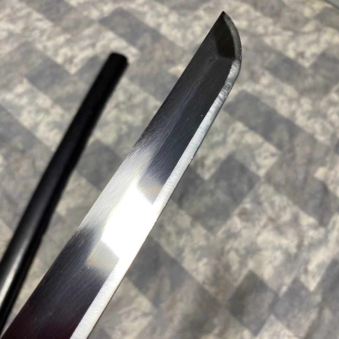 模造刀大刀 黒柄 扇鉄丸鍔 黒鞘