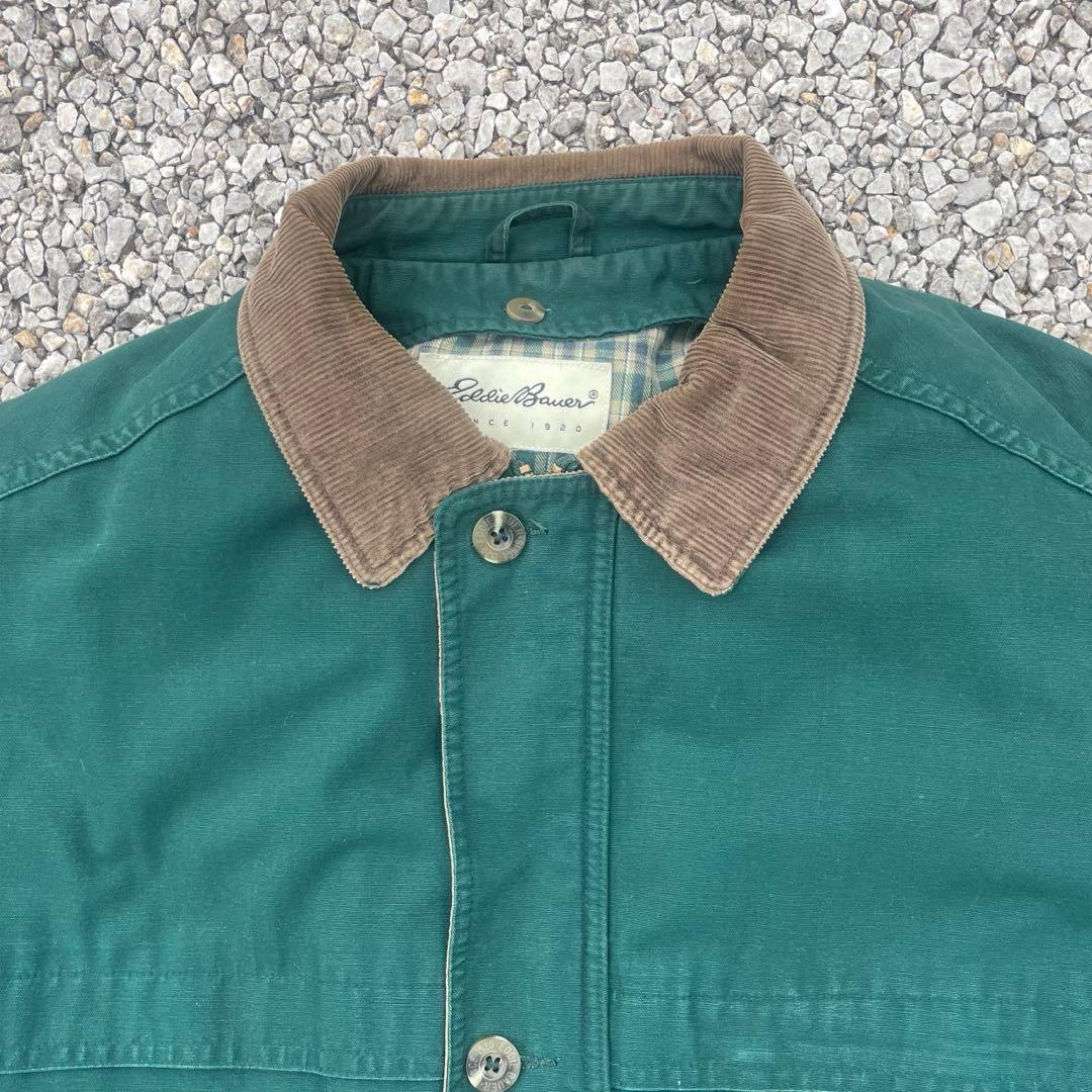 美品90s】エディーバウアー ハンティングジャケット ライナー付き 白