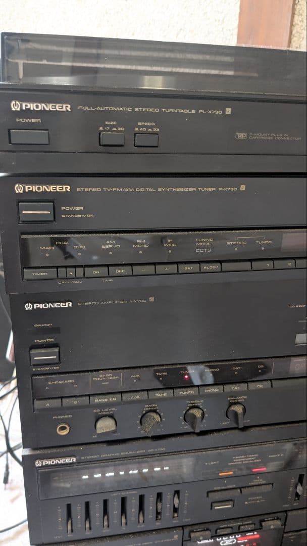 PIONEER パイオニア システムコンポ PL-X730 F-X730など - メルカリ