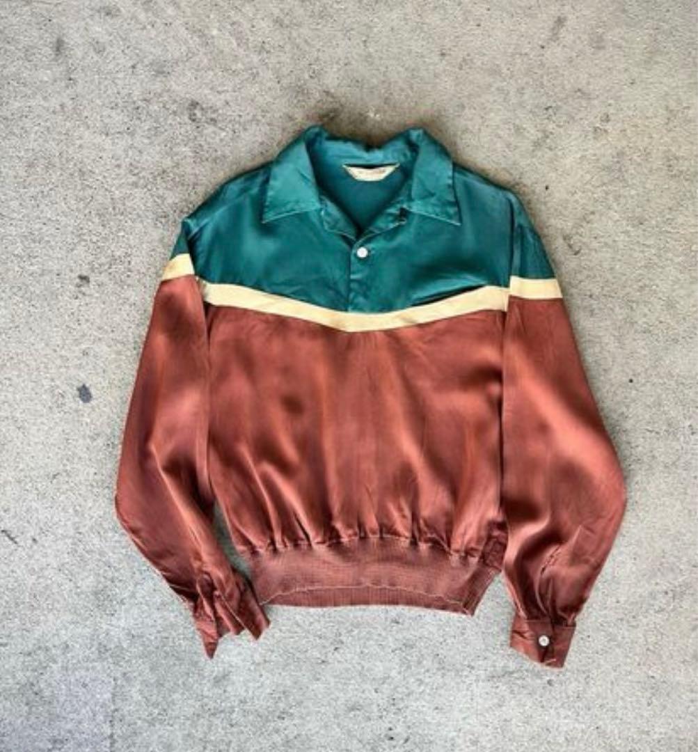 McGregor 40s 50s60s リブ レーヨンギャバ シャツ ロカビリー - メルカリ