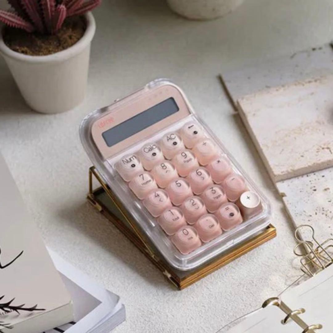 新品未使用】Lofree 電卓 ピンク リキッドファンデーション テンキー