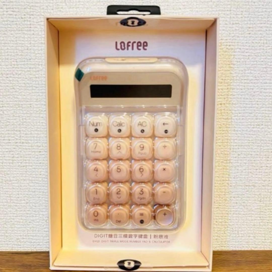 新品未使用】Lofree 電卓 ピンク リキッドファンデーション テンキー