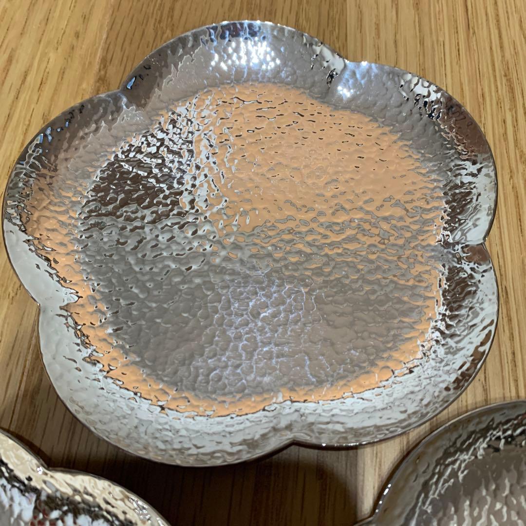 未使用！ 東京銀座 和光 銀皿プレート5枚セット WAKO 梅 - メルカリ