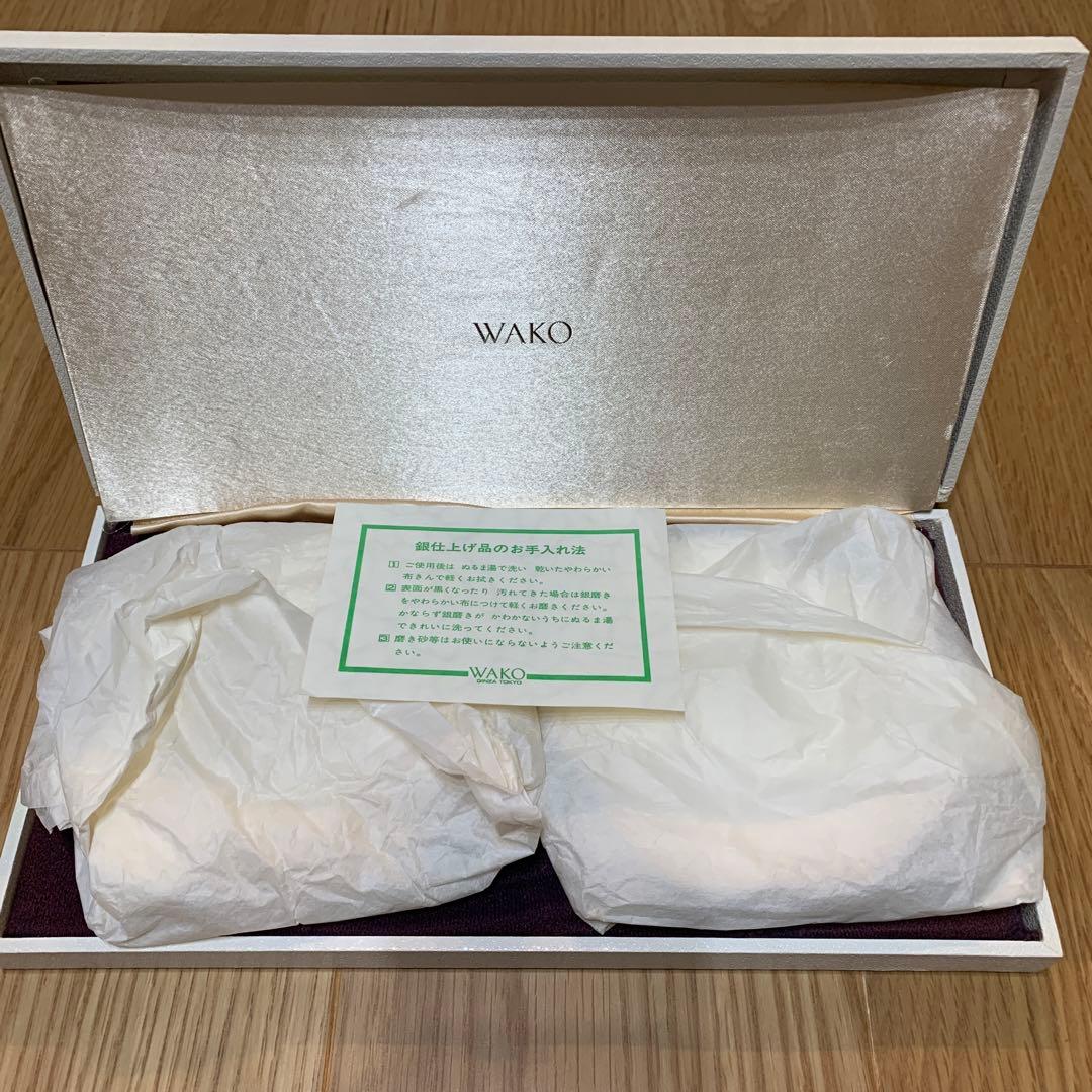 未使用！ 東京銀座 和光 銀皿プレート5枚セット WAKO 梅 - メルカリ