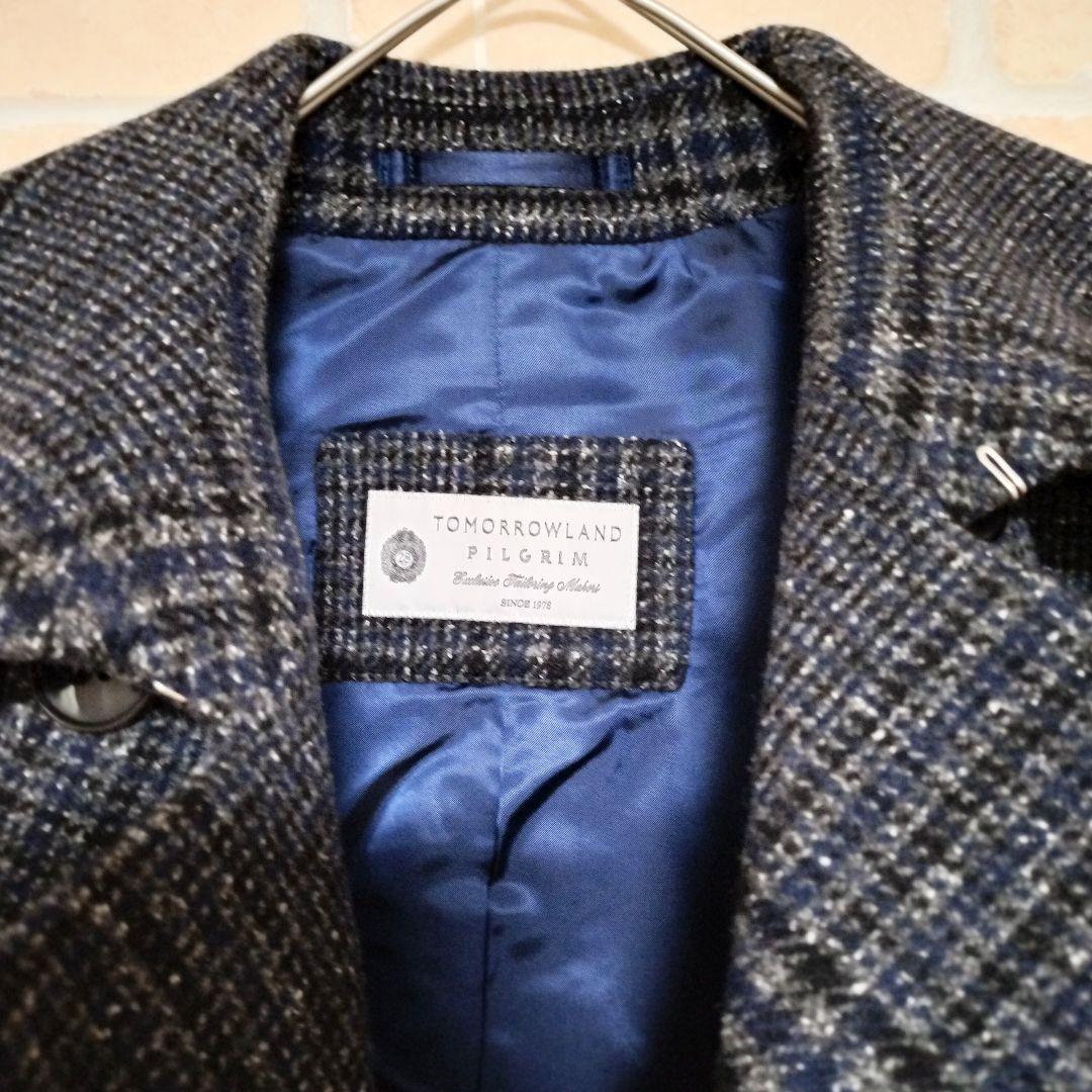 極美品】トゥモローランドピルグリム×ゼニア シルクカシミヤ ツイードP