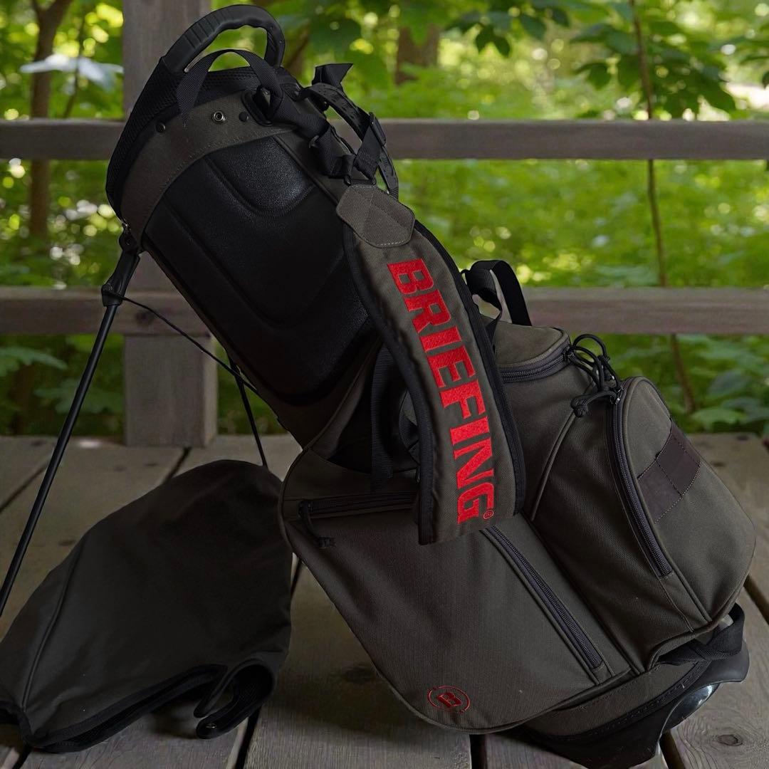 ブリーフィング キャディバッグ ショルダー式 スタンド式 軽量