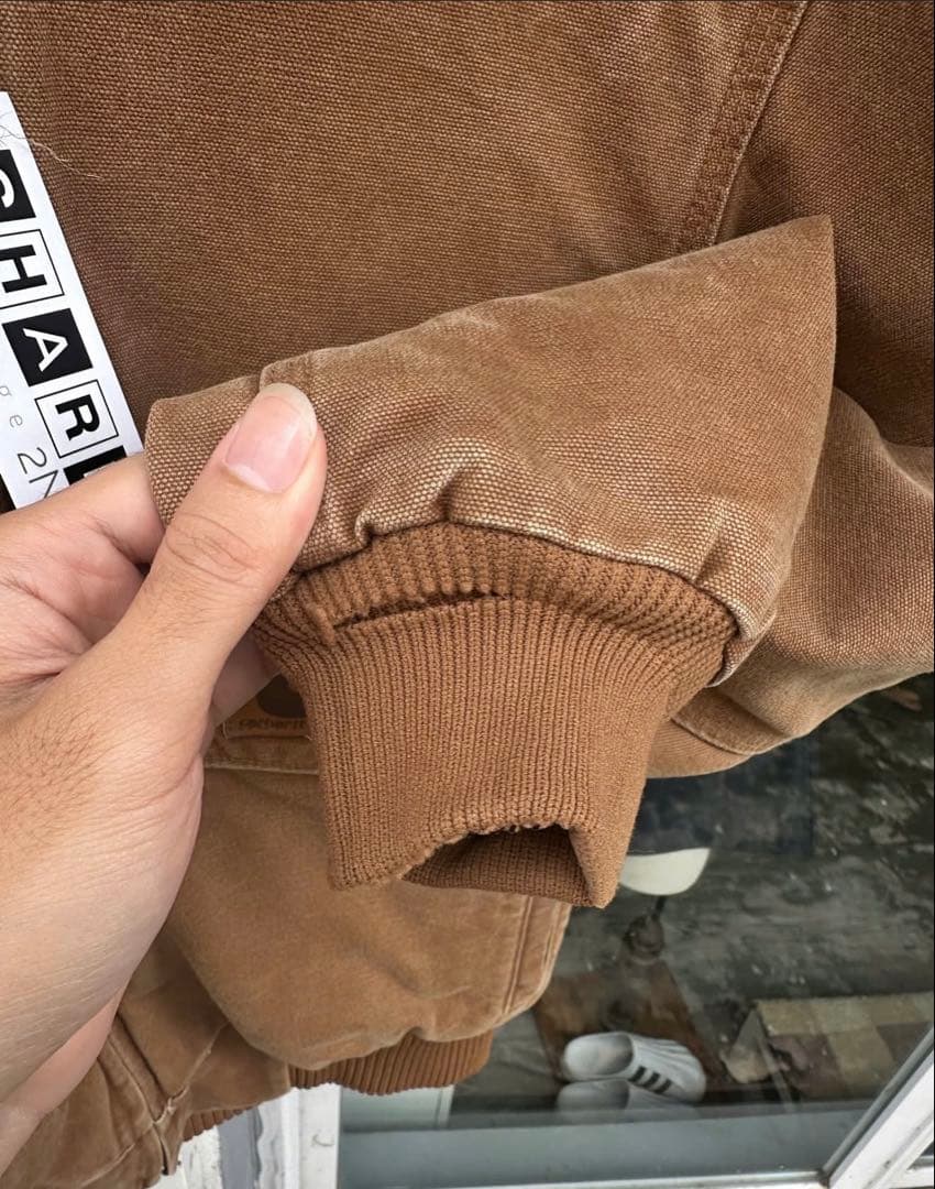 希少カーハート サンタフェジャケット J165 デトロイトジャケット BRN