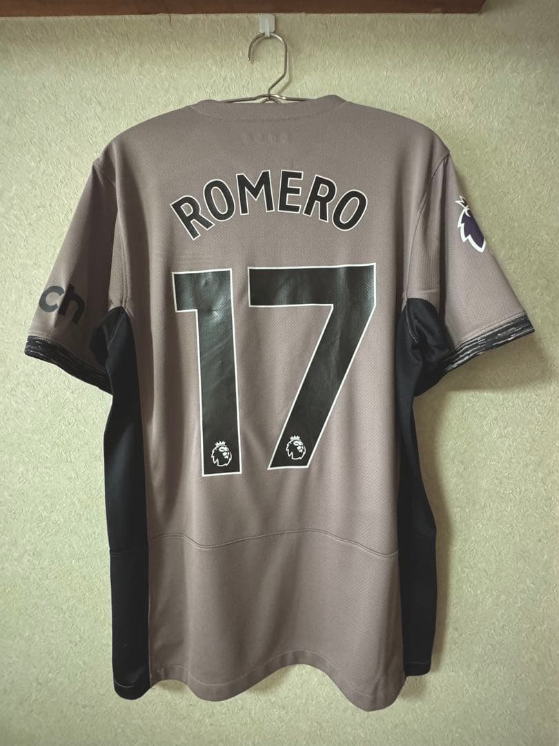 23/24 season トッテナム 3rd Kit ロメロ Nike Tottenham Christian Romero Third Jersey w/ EPL Patch 24/25