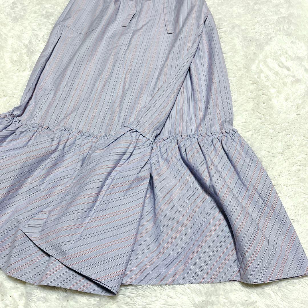 tricot COMME des GARÇONS ラップスカート ストライプ - メルカリ